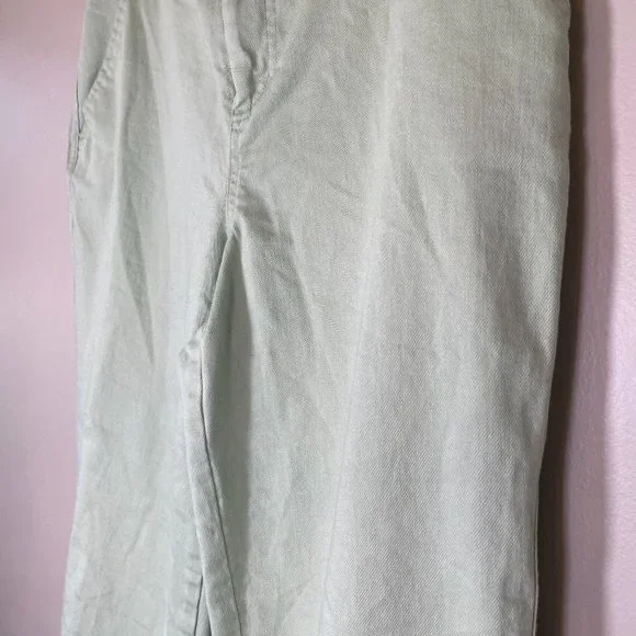 a new day Mint Green Straight Crop Canvas Pants - Picture 3 of 6